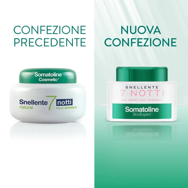 Somatoline Skin Expert Corpo Snellente 7 Notti Gel Crema Pelli Sensibili 400 ml