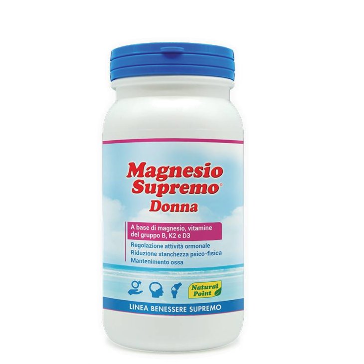 Natural Point Magnesio Supremo Donna Integratore Benessere Donna 150 gr