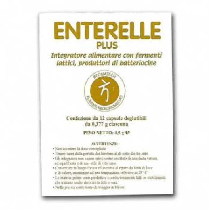 Bromatech Enterelle Plus Integratore di fermenti lattici 24 capsule