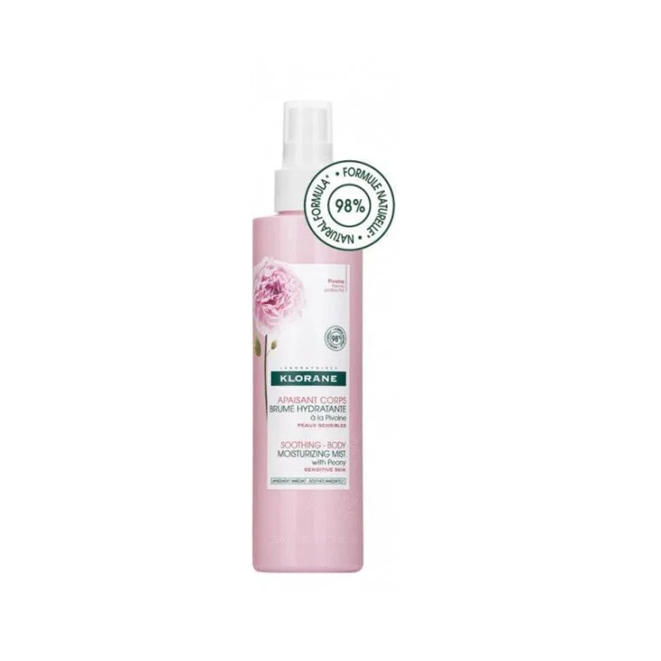 Klorane Latte Idratante Nebulizzato Alla Peonia Pelle Sensibile 200 ml