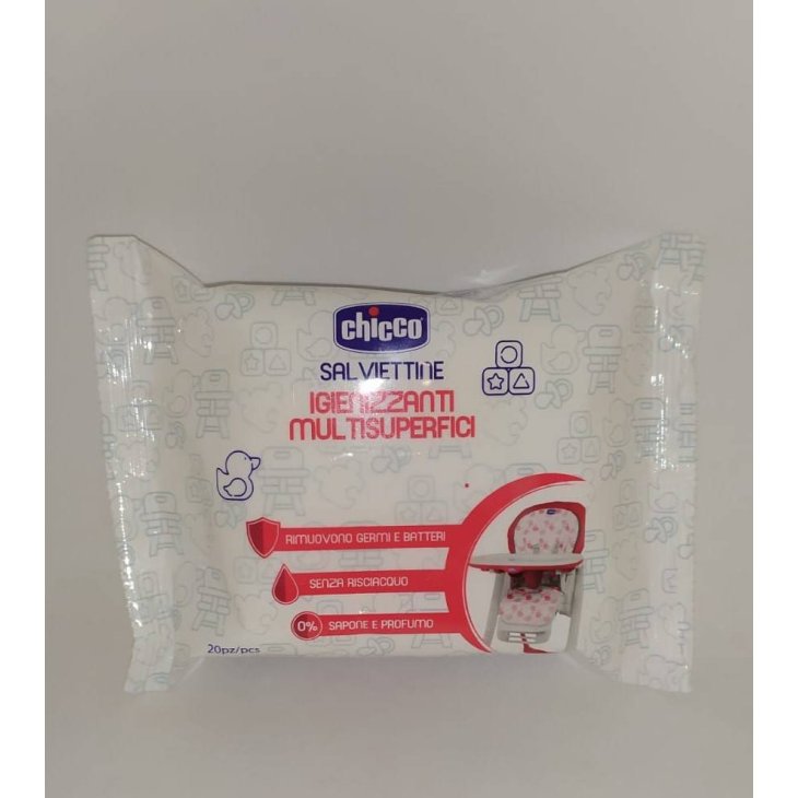 Chicco Salviettine Igienizzanti Multisuperfici 20 pezzi