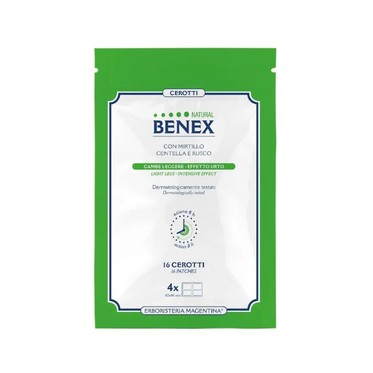 Erboristeria Magentina Benex Cerotti Gambe Leggere 16 Pezzi