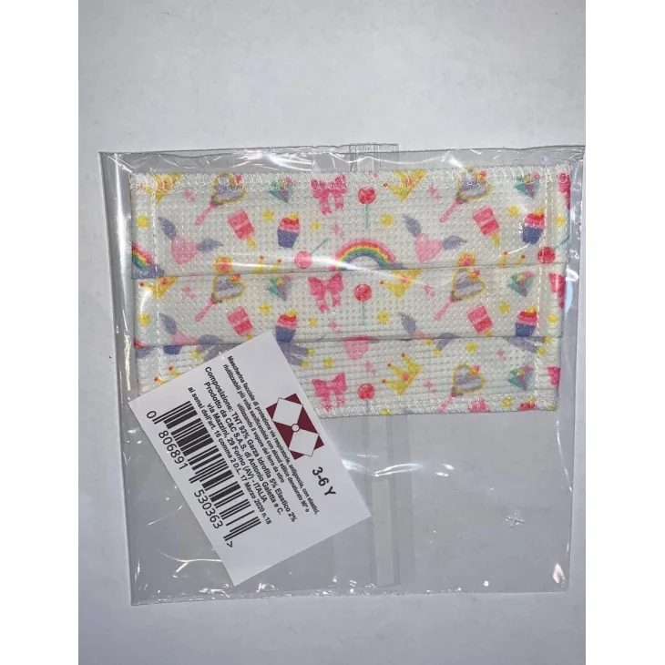 Mascherina Bimbo in TNT Fantasia Lollipops Anni 3-6