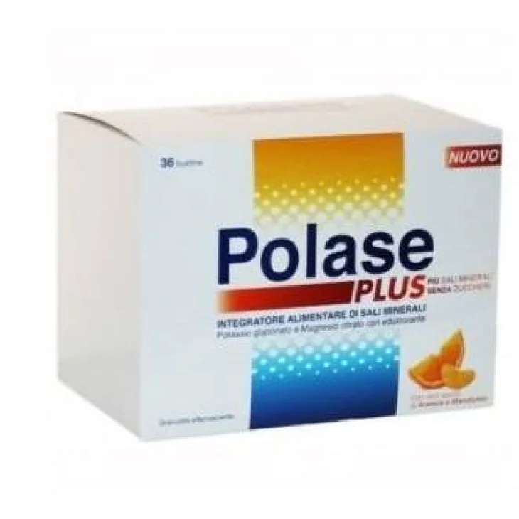 Polase Plus  Integratore Sali Minerali Gusto Arancia e Mandarino 36 Bustine