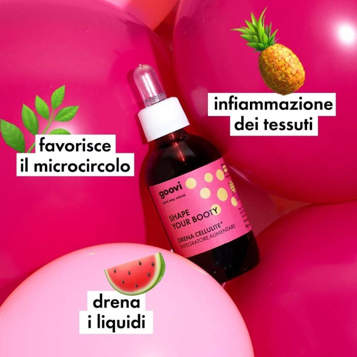 Goovi Shape Your Booty Integratore Drena Cellulite 50 ml