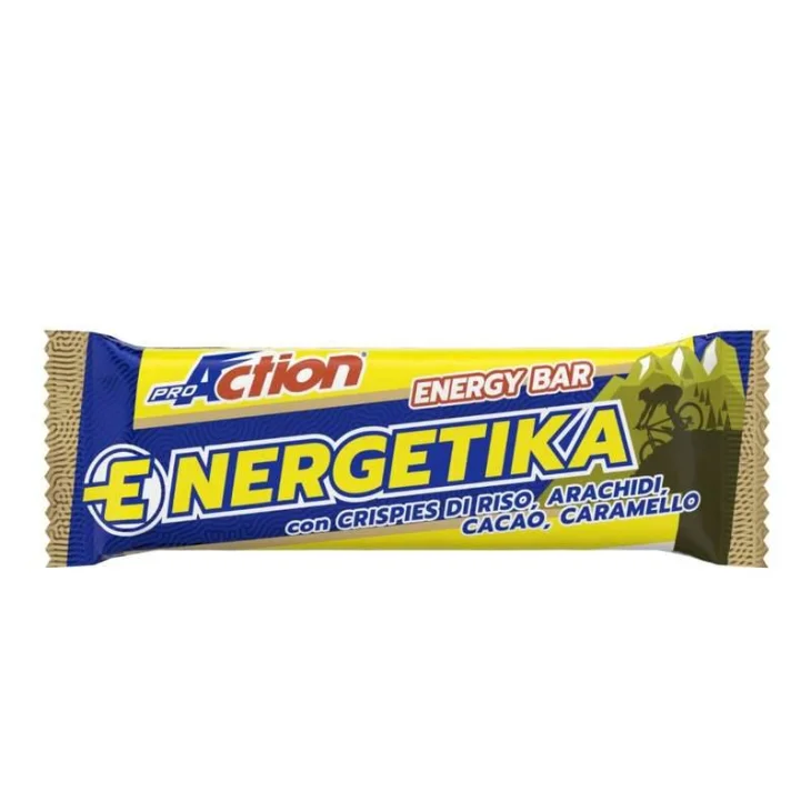 Pro Action Energetika Barretta Energetica Arachidi Cacao e Caramello 35 g