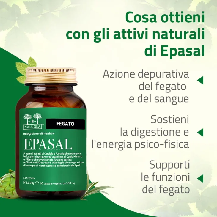 Salugea Epasal Integratore Depurativo Fegato 60 capsule