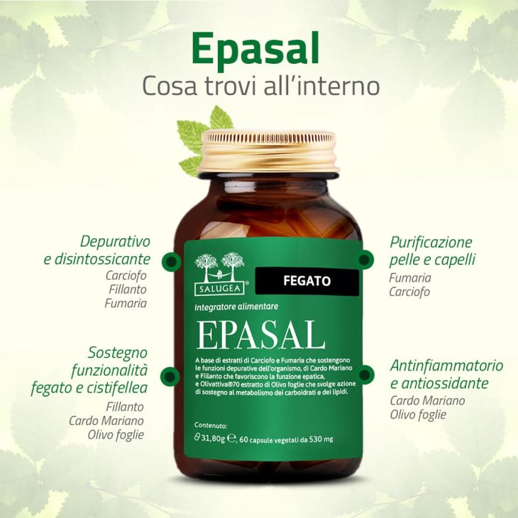 Salugea Epasal Integratore Depurativo Fegato 60 capsule