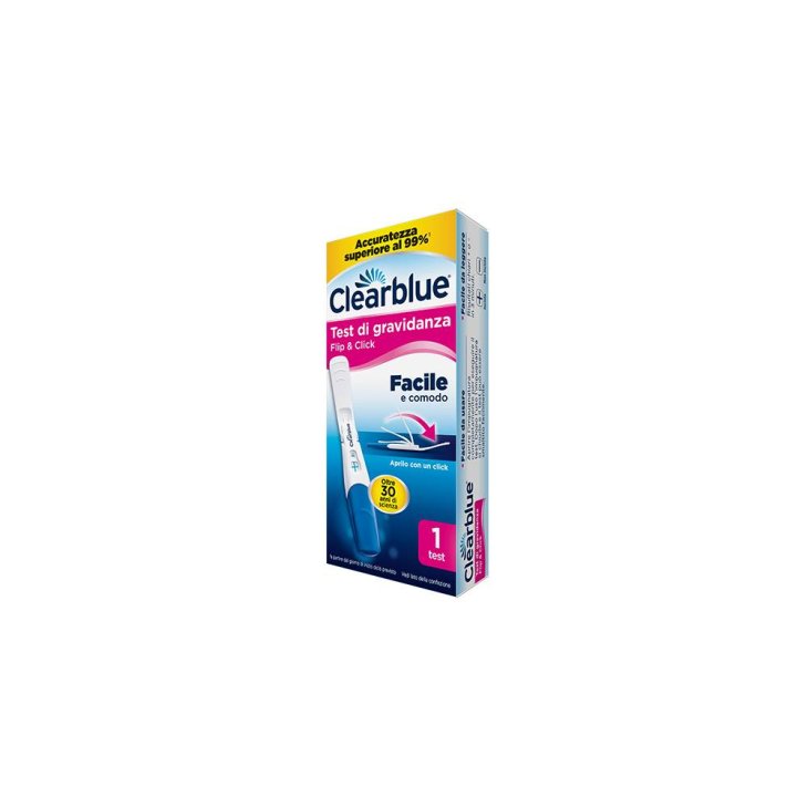 Clearblue Test di Gravidanza Flip&Click Facile e Rapido 1 pezzo