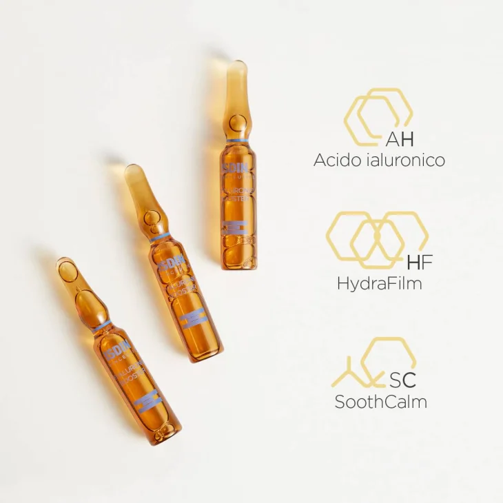 Isdin Isdinceutics Hyaluronic Booster Siero Idratante Calmante 10 fiale