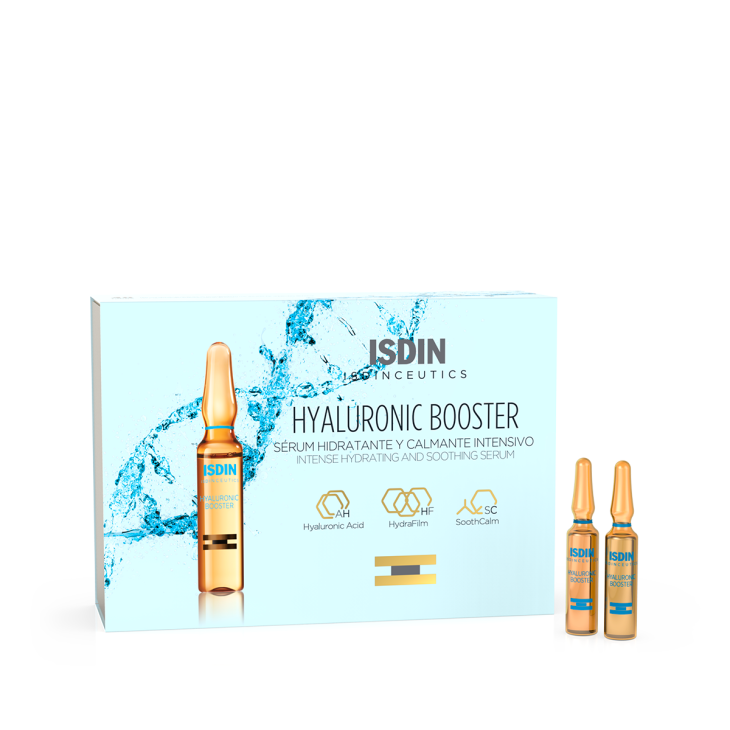 Isdin Isdinceutics Hyaluronic Booster Siero Idratante Calmante 10 fiale