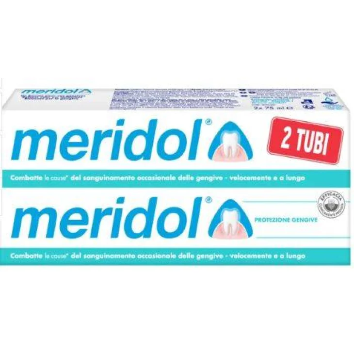 Meridol Dentifricio Protezione Gengive 2x75 ml