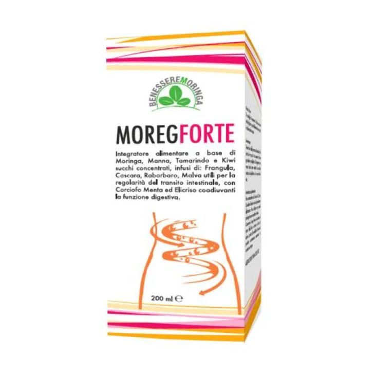 Benessere Moringa Moreg Forte Integratore Transito Intestinale 200 ml