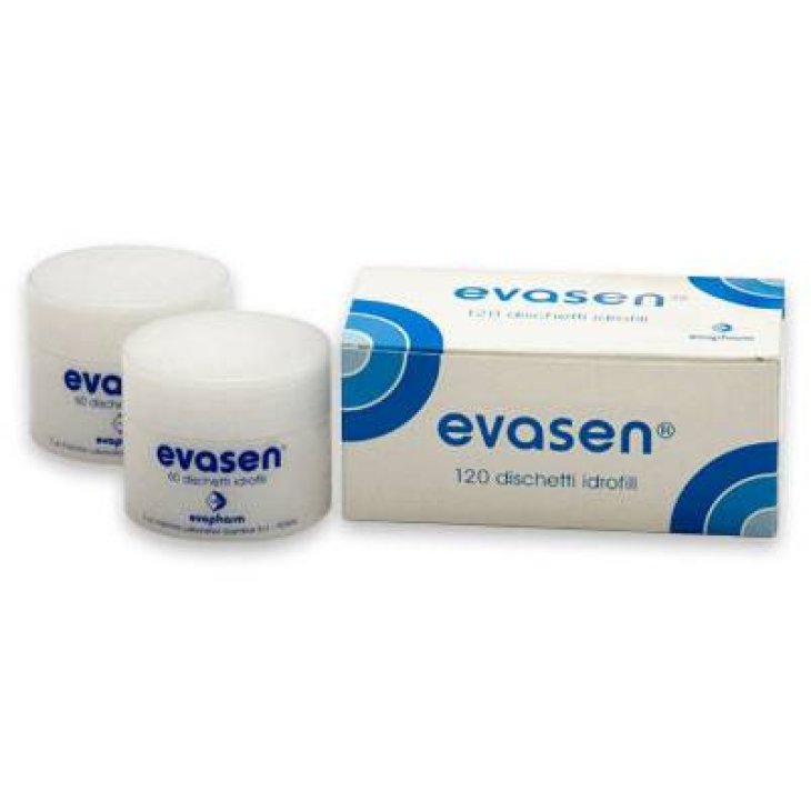 Evapharm Evasen Dischetti Idrofili per Ragadi Seno 120 dischetti