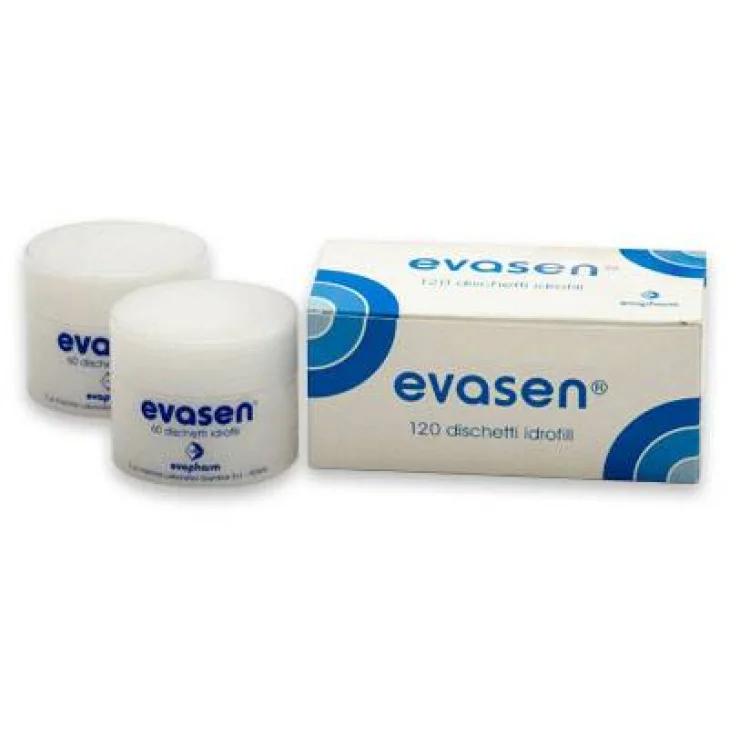 Evapharm Evasen Dischetti Idrofili per Ragadi Seno 120 dischetti