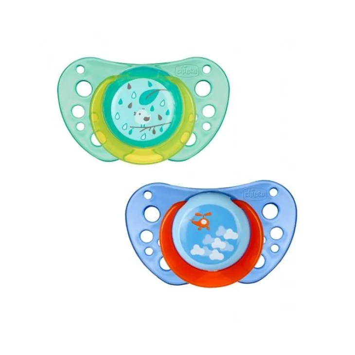 Chicco Physio Air Succhietto Boy in Silicone 16-36 mesi
