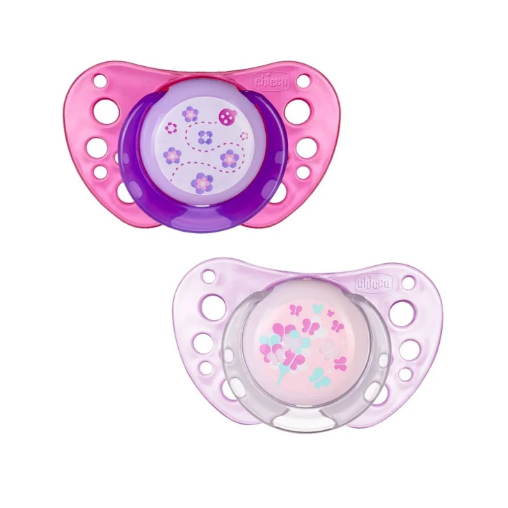 Chicco Physio Air Succhietto Girl in Silicone 16-36 mesi