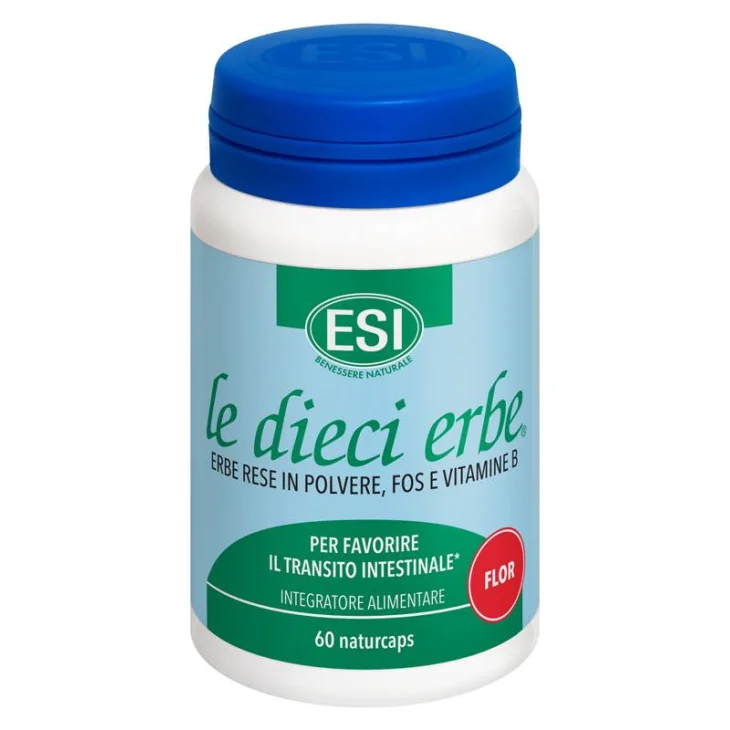 ESI Le Dieci Erbe Flor Integratore per l'Intestino 60 capsule
