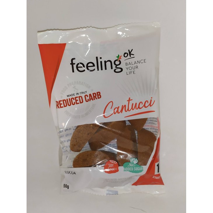 FeelingOk Start 1 Cantucci Gusto Cacao Monoporzione 50 g