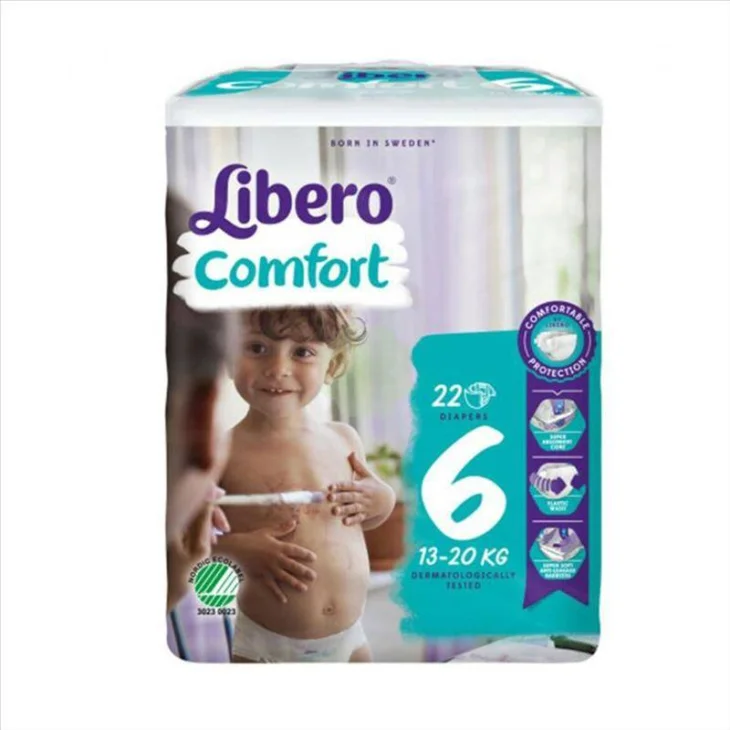 Libero Comfort Pannolini Taglia 6 (13-20 kg) 22 pezzi