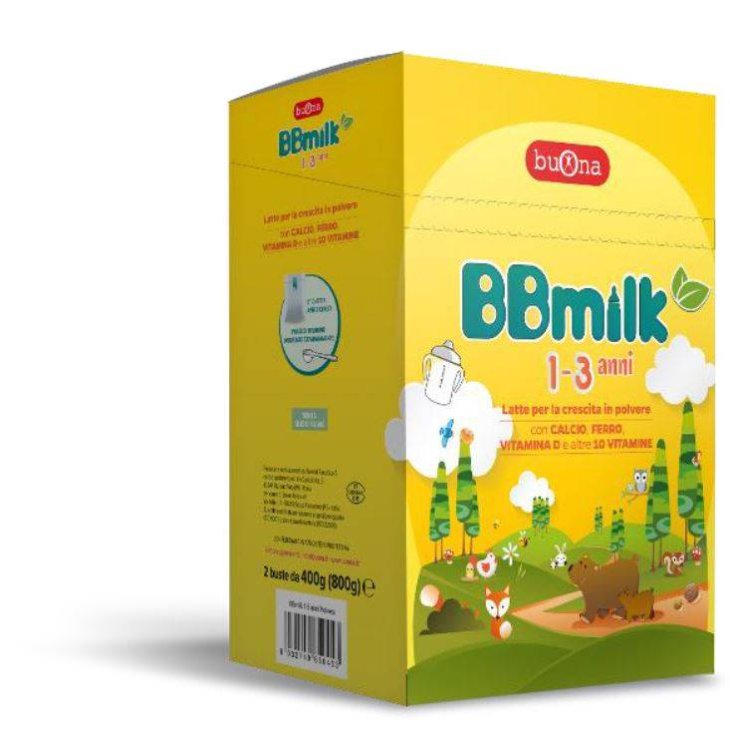 BBMilk 1-3 Latte Crescita in Polvere 2 buste da 400 g