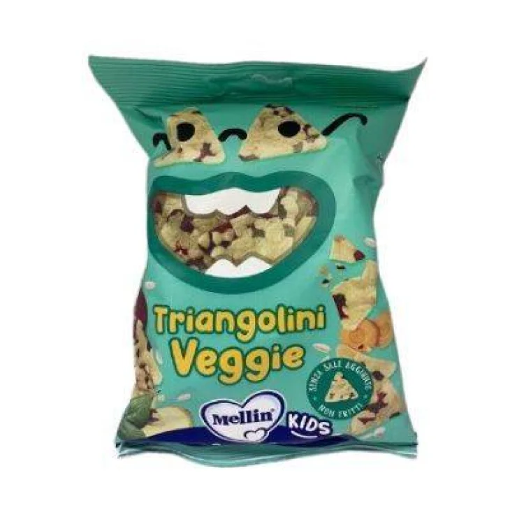 Mellin Triangolini Veggie Snack Vegetale per Bambini 30 gr