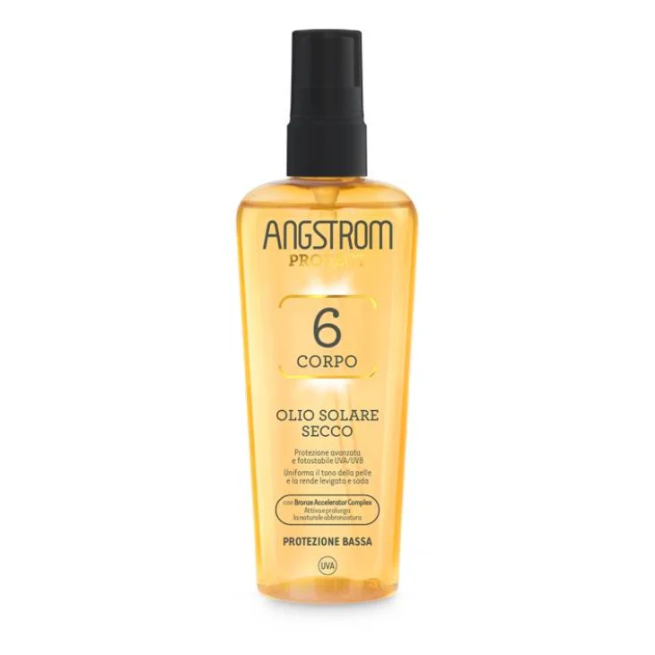 Angstrom Olio Secco SPF 6 Pelli Scure e già Abbronzate 150 ml
