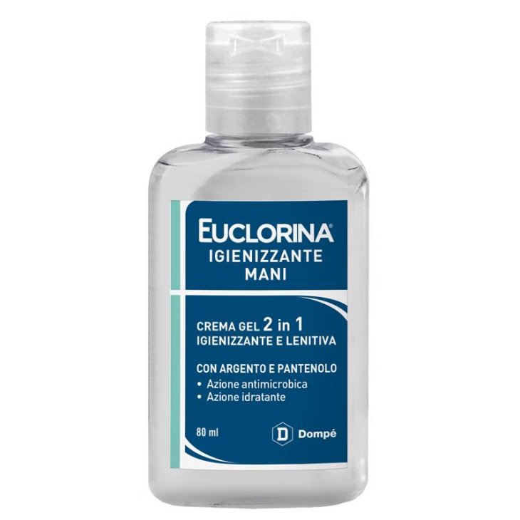 Euclorina Gel Mani Igienizzante Azione Lenitiva 80 ml