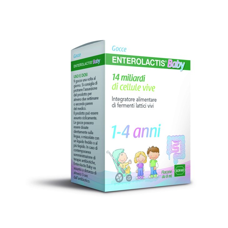 Enterolactis Baby Gocce Fermenti Lattici 8 ml