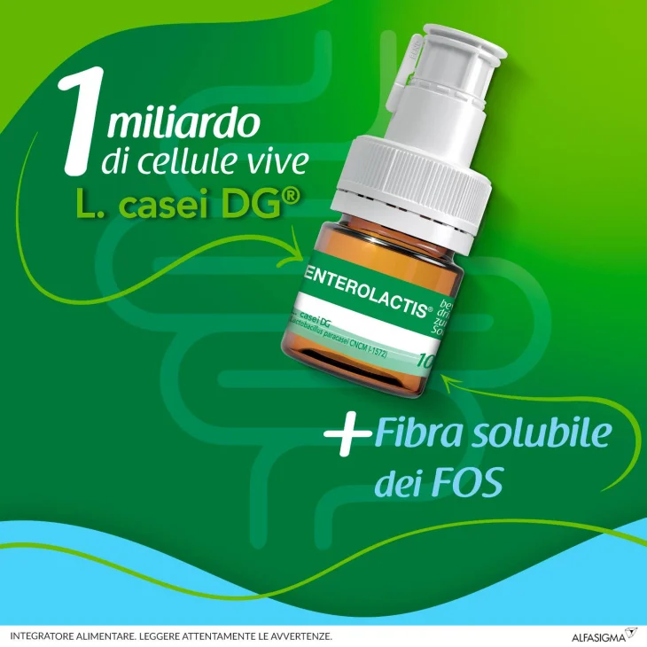 Enterolactis Fibra Liquida Fermenti Lattici 12 flaconcini