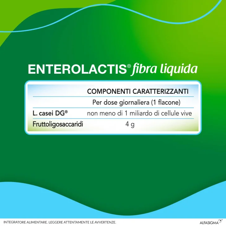 Enterolactis Fibra Liquida Fermenti Lattici 12 flaconcini