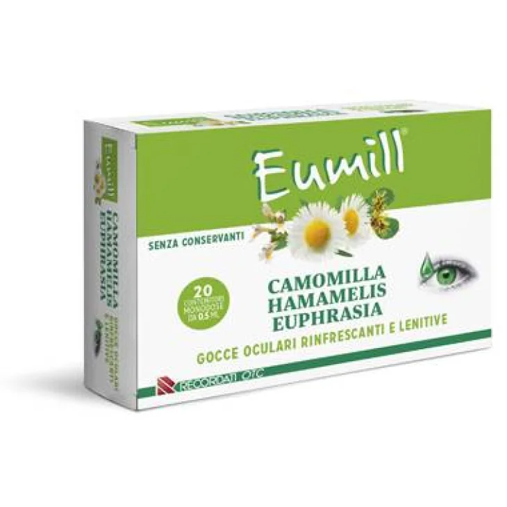 Eumill Gocce Oculari Antirossore 20 flaconcini monodose 0,5 ml