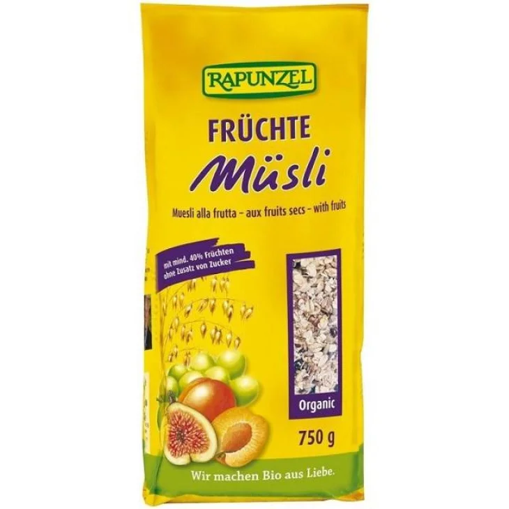 Rapunzel Muesli Alla Frutta Senza Zuccheri Aggiunti 750 g