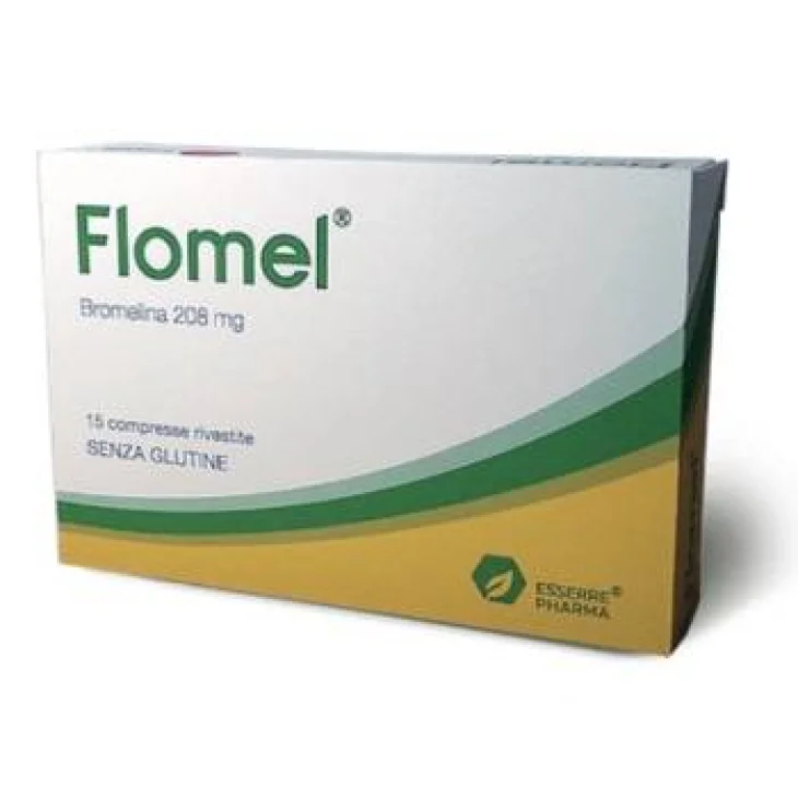 Flomel Integratore Anticellulite a base di Bromelina 15 compresse