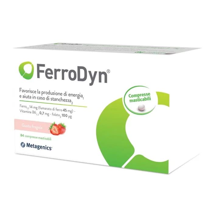 Metagenics Ferrodyn Integratore Ferro e Vitamina B 84 compresse