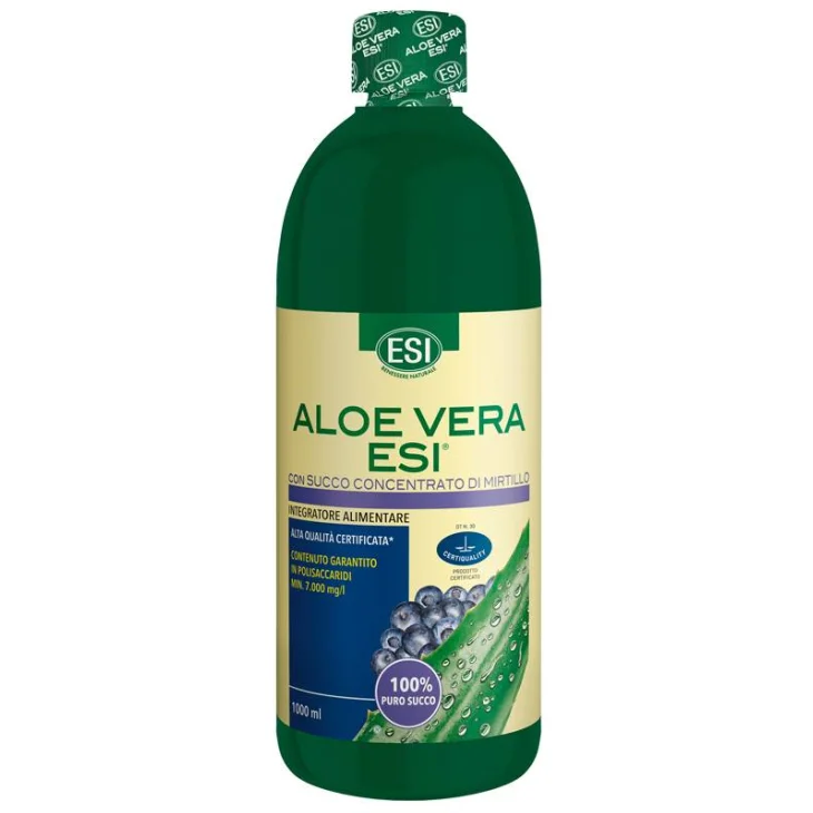 Esi Aloe Vera Succo con Mirtillo per Depurare Organismo 1000 ml