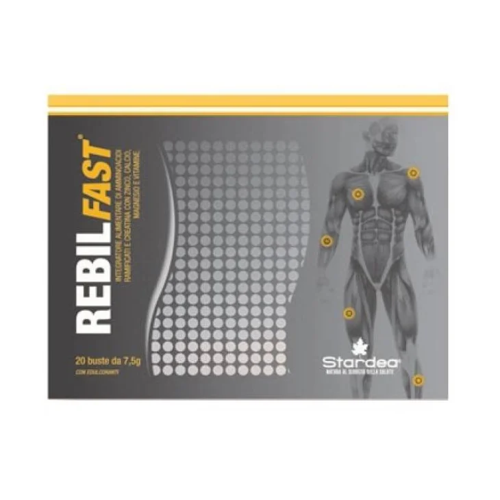 Rebilfast Integratore di Aminoacidi e Creatina per sportivi 20 bustine
