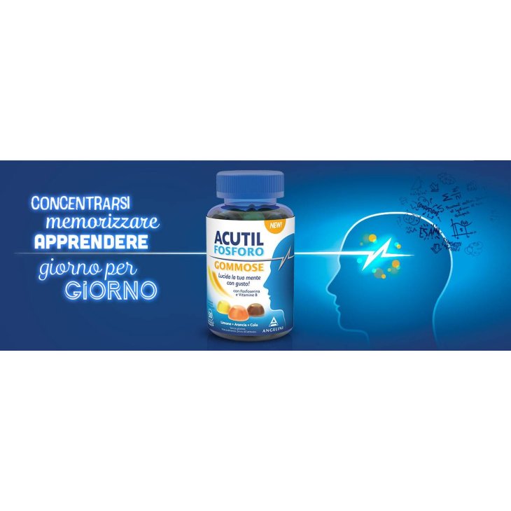Acutil Fosforo Caramelle Gommose per la Concentrazione