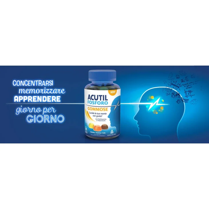 Acutil Fosforo Caramelle Gommose per la Concentrazione
