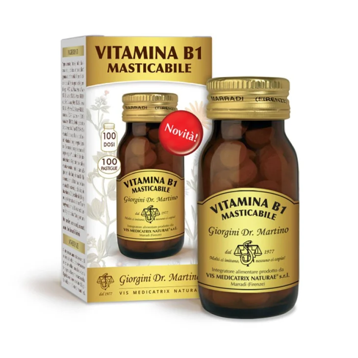 Dr Giorgini Vitamina B1 Masticabile 100 pastiglie