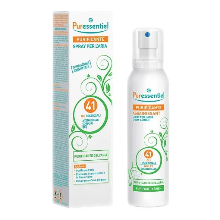 Puressentiel Spray Purificante 41 Oli Essenziali per Ambiente e Tessuti 200 ml