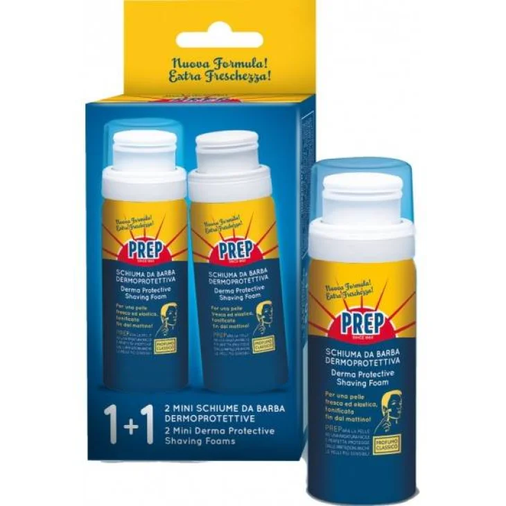 Prep Schiuma da Barba Duetto Confezione Doppia 50 ml + 50 ml