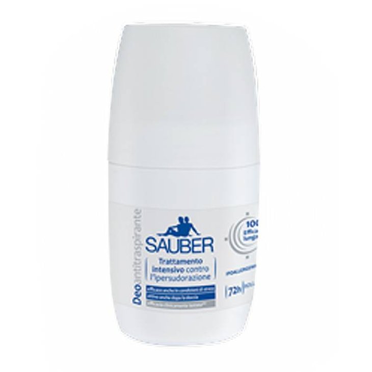 Sauber Deo Antitraspirante Roll-On Trattamento Contro Ipersudorazione 50 ml