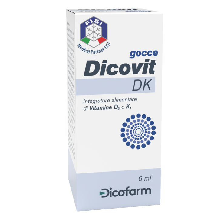 Dicofarm Dicovit DK Gocce Integratore Vitamina D3 e K1 per Bambini 6 ml