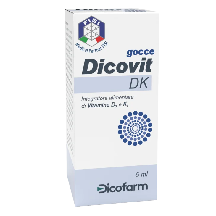 Dicofarm Dicovit DK Gocce Integratore Vitamina D3 e K1 per Bambini 6 ml