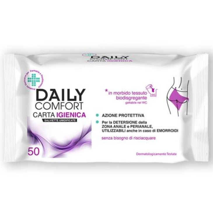 Biogenya Daily Comfort Carta Igienica Umidificata 50 salviette