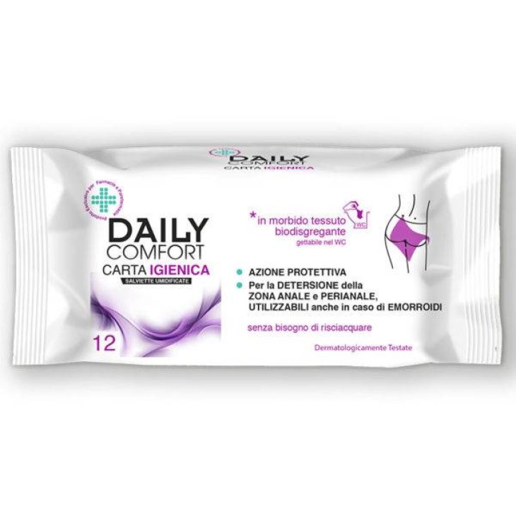 Biogenya Daily Comfort Carta Igienica Umidificata 12 salviette