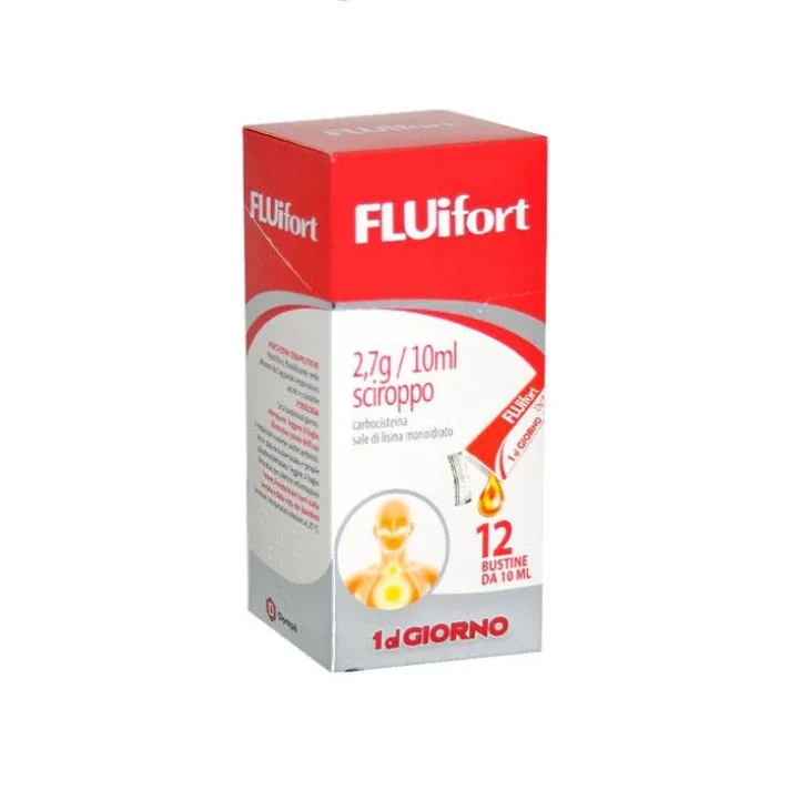Fluifort 2,7 g/10 ml sciroppo 12 bustine