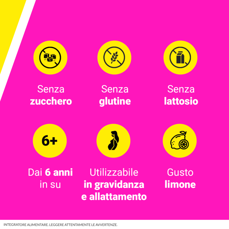 Biochetasi Digestione e Acidità Aroma Limone 20 compresse masticabili