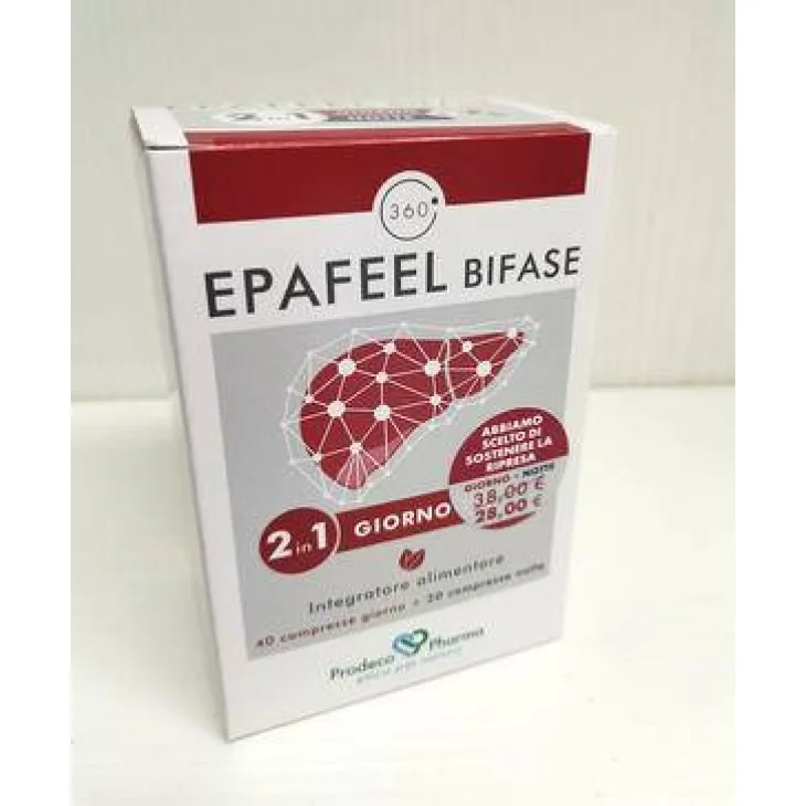 Prodeco Pharma Epafeel Bifase Benessere Fegato 60 compresse